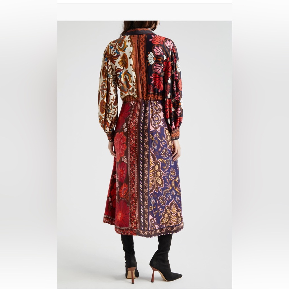 FARM Rio Vibrant Floral Long Sleeve Dress - Picture 2 of 6